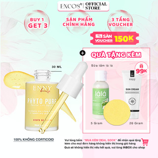 Serum DNA Ngăn Ngừa Lão Hoá Da Giảm Mụn Trắng Da Dưỡng Da Giảm Thâm Nám Giảm Tàn Nhang Phyto Pure DNA ENNY 30ML