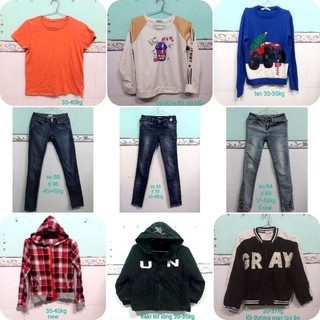 Thanh lý đồ bé trai size 30-45kg