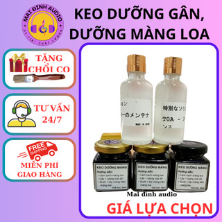 Keo dưỡng loa ( gân loa- màng loa)nhập khẩu chính hãng, tặng chổi cọ