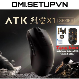 [HOẢ TỐC] Chuột gaming ATK X1 | PAW3950 - Chip Nordic 52840 hỗ trợ 8K / tặng kèm dongle 8k