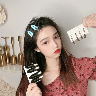  Kẹp tóc mái mỏ vịt Acantha & Rose cặp bấm mái nữ đẹp vintage Hàn Quốc dễ thương màu trơn hottrend 