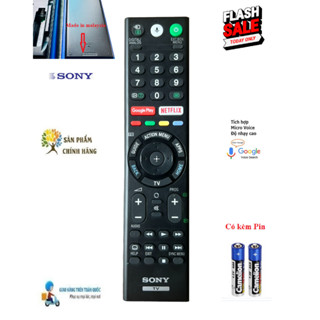 Remote Điều khiển tivi Sony giọng nói RM-TX310P MADE IN MALAYSIA- HÀNG CHÍNH HÃNG THEO MÁY BH 12 tháng Tặng Pin