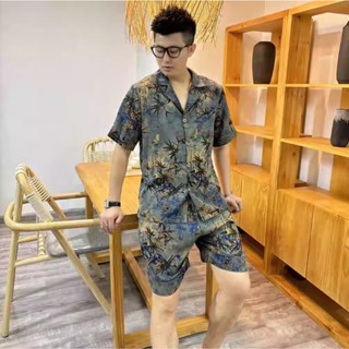 Bộ lụa cổ vest  nam Quân còi 1988 BĐ - 200 Thiết kế form dáng chuẩn, , đường may sắc xảo, tỉ mỉ chất vải lụa nhuyễn