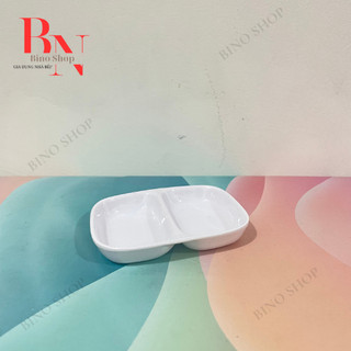 Chén Chấm Nhựa Melamine Màu Trắng