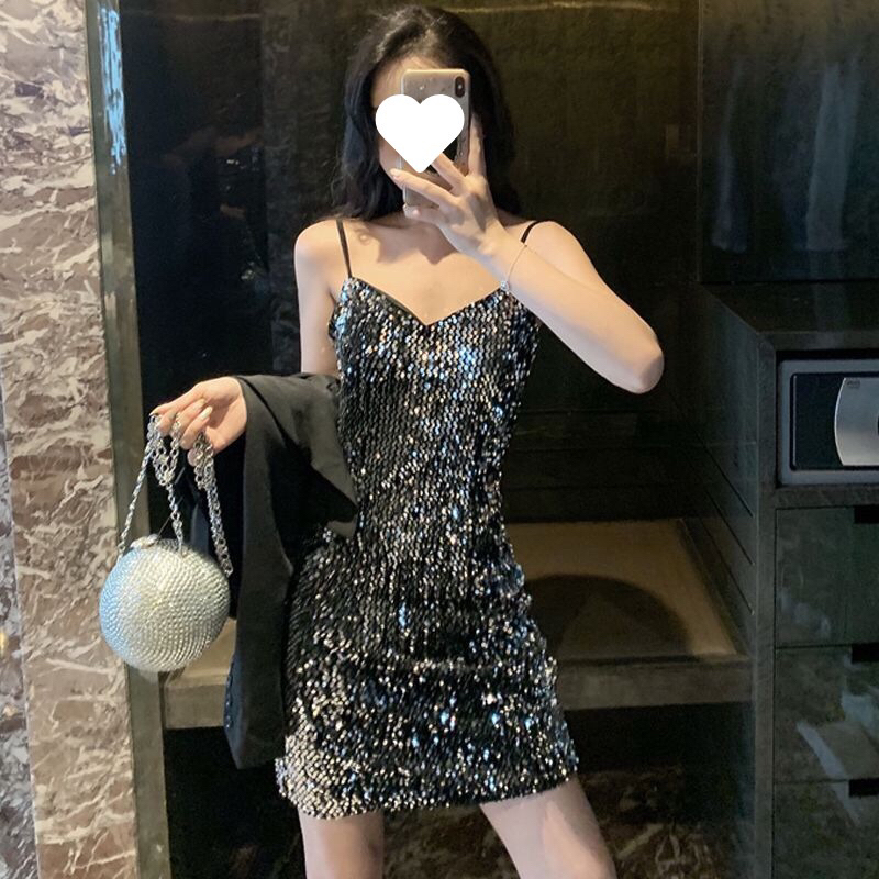 Váy kim sa 2d hạt bạc có đệm ngực