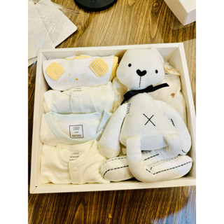 Mắm kids- Set quà sơ sinh nous , quà đầy tháng  Nous/ lapome/ hrnee  cho bé 3-6kg đóng hộp y hình