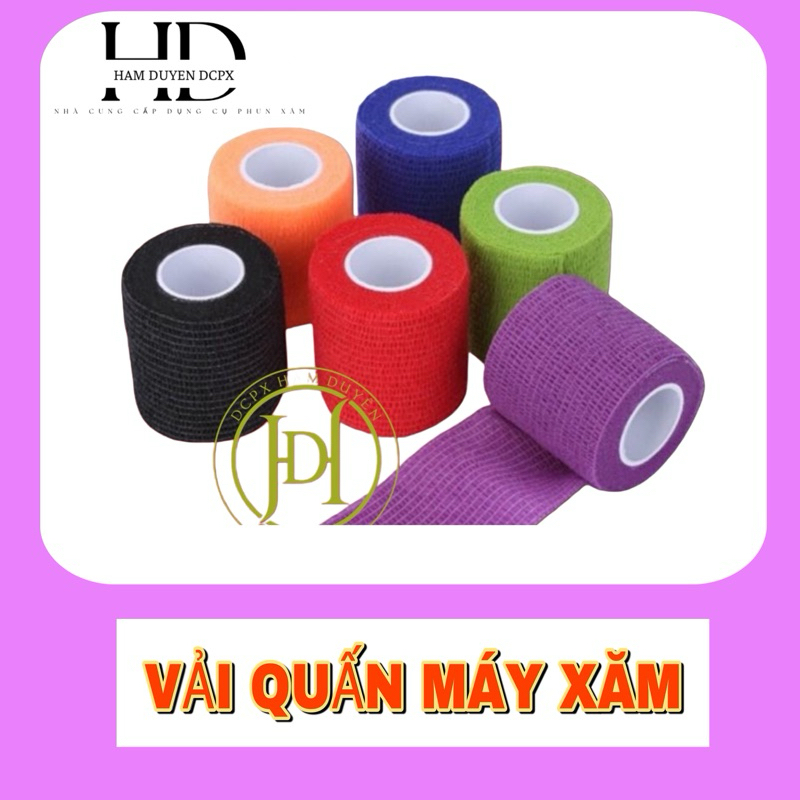 CUỘN VẢI QUẤN MÁY XĂM, vải quấn máy
