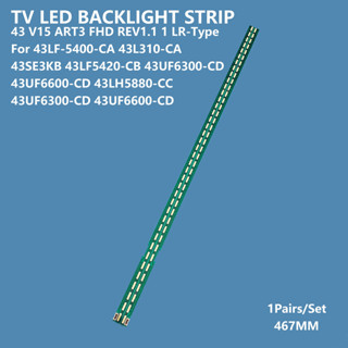 LG 43LF630 (39 led) - Bộ 2 dây 39 bóng led viền cho tivi LG 43LF630T 43" V15 ART3 FHD