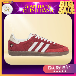 Giày adidas samba og classic white authentic. giày thể thao samba đỏ hottrend nữ full box. bao check