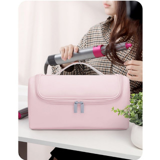  Túi Đựng Máy Sấy Tóc Airwap Phụ Kiện Makeup Mỹ Phẩm Chất Liệu Da PU Chống Nước Cho Nữ Du Lịch 
