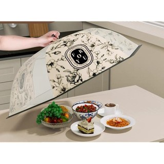 TT388 LỒNG BÀN VẢI GẤP GỌN CHỐNG BỤI, CÔN TRÙNG, LỒNG BÀN HỌA TIẾT HOA VĂN MẪU MỚI UFORU 2024