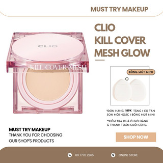 Phấn Nước Che Khuyết Điểm Clio Kill Cover Mesh Glow Cushion