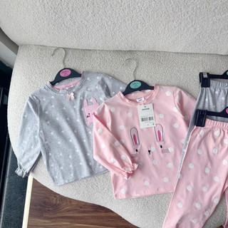 SET 2 BỘ THỎ CHẤM BI CHO BÉ