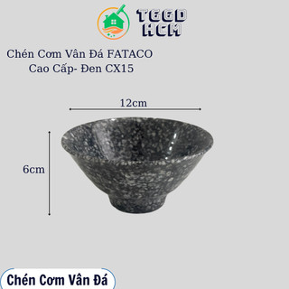 ( combo 5c - 10c ) Chén Cơm Cao Cấp- Chén Nhựa MELAMINE- Chén quán ăn Vân Đá FATACO Cao Cấp