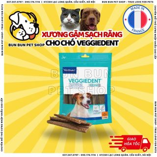 Xương gặp sạch răng Pháp Veggiedent cho chó