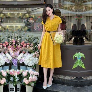 ĐẦM NỮ CÔNG SỞ KÈM ĐAI
