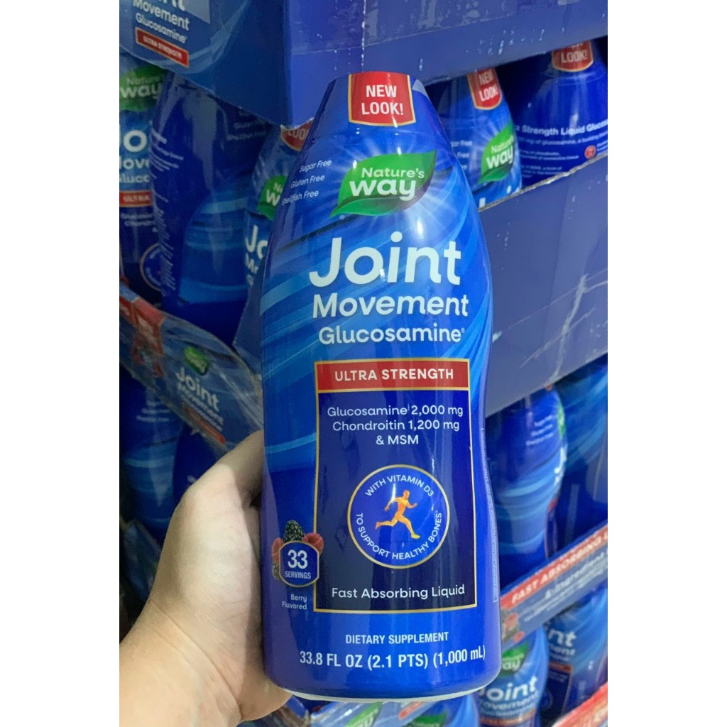 Joint Movement glucosamine nước Joint Movement Glucosamine 1000ml của Mỹ