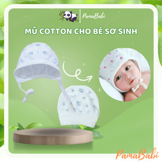 Mũ cotton mềm cho bé sơ sinh