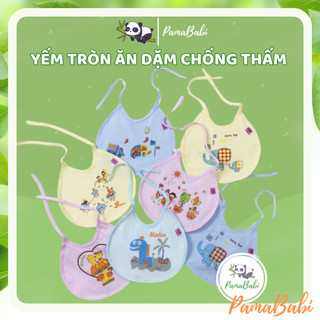 Yếm tròn buộc dây cho bé sơ sinh