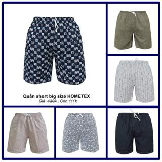 Quần short nam lưng thun size lớn Hometex