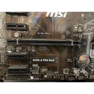 Mainboard MSI B450 A PRO MAX. Bo mạch chủ MSI B450-A Pro Max