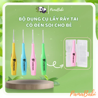 Dụng cụ lấy dáy tai có đèn soi cho bé, đèn soi tai cho bé
