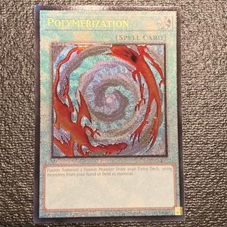 ra02 [ dưa hấu yugioh ] Lá bài thẻ bài Yugioh Dung hợp Polymerization - ultra rare - Tặng bọc bài nhựa bảo quản