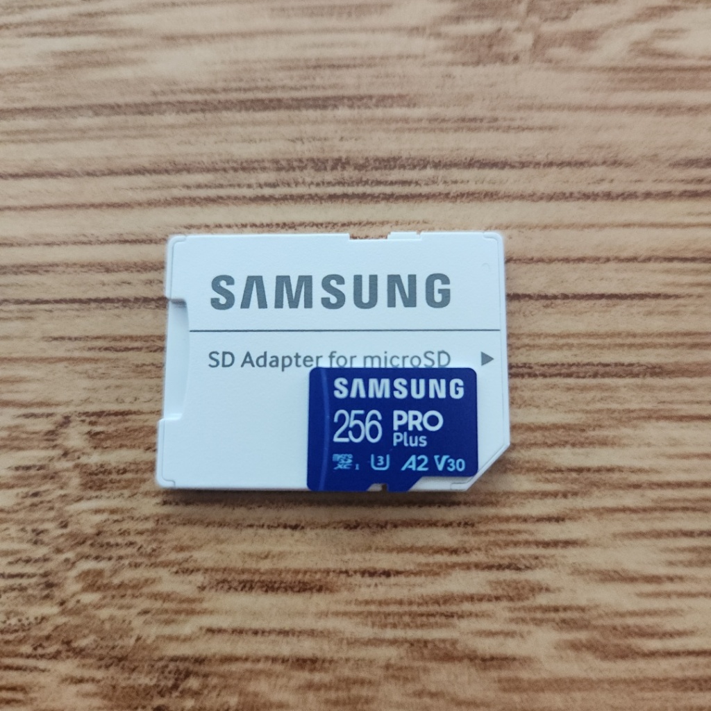 Samsung Thẻ nhớ MicroSDXC Pro Plus 120MB/s 160MB/s U3 A2 V30 256GB kèm adapter - không box