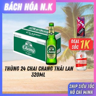 Bia Chang THÁI LAN Thùng 320ML*24 Chai <-----> 620ML*12 Chai