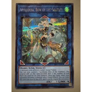 es01 ultra rare [ Dưa Hấu Yugioh ] Lá bài thẻ Apollousa Bow of the Goddess - Tặng bọc bài nhựa