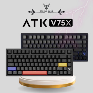 [Hỏa Tốc] Bàn Phím Cơ Bán Nhôm Không Dây VXE ATK V75X - 3 Mode - Mạch Xuôi - Led RGB - Độ Trễ Siêu Thấp - TTKeyboard
