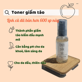 Toner giấm táo handmade