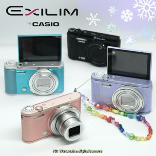 CASIO EXILIM ZR - máy ảnh KTS digital camera có màn lật, máy ảnh du lịch cầm tay