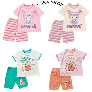 Sun & moon - Bộ ngố thun cotton cho bé gái size 10-55kg