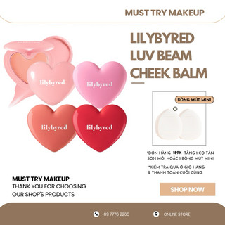 (Dạng Kem) Má Hồng Dạng Kem LILYBYRED Luv Beam Cheek Balm 3.5g