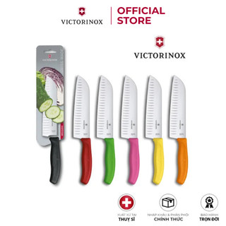  Dao bếp Victorinox Santoku knife fluted edge  17cm  