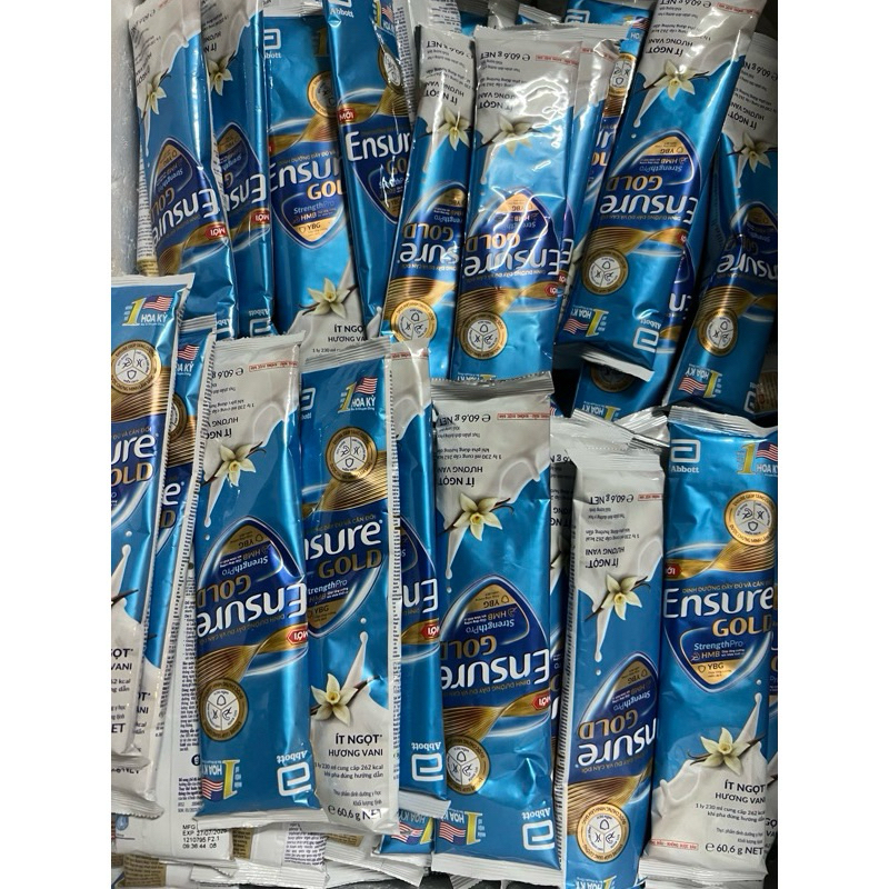 ( Cty Aboot )Combo 20 Gói Sữa Ensure Gold Mẫu Mới Date 2027