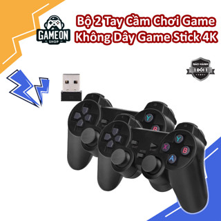 Bộ 2 tay cầm chơi game stick 4k xanh M8, stick đỏ x2 pro, stick vàng M16, RetroArch cho PC, Laptop, Android, TV Box