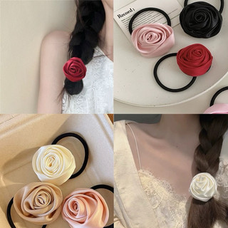 Cột tóc , kẹp tóc hoa hồng lụa kiểu cổ diển retro cho nữ Loli