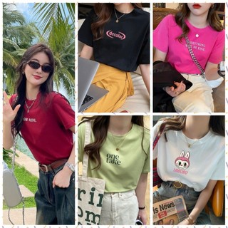 Áo Thun Nữ Vải CottonThái Xịn Đẹp Chất Êm Mịn Dày Dặn In Hình Tùy ChọnTheo Ý Khách MIYUNA