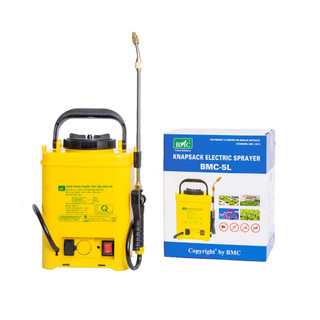 Bình bơm Tưới Cây Điện BMC 5 lít, bình tưới cây 12v lực bơm mạnh tia mịn tỏa đều