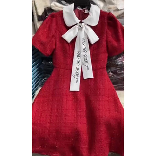 váy dạ đỏ new nguyên mác