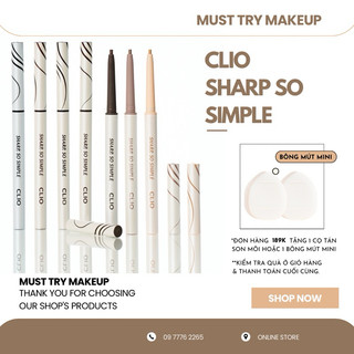 Chì Kẻ mắt CLIO Sharp So Simple Waterproof Pencil Liner