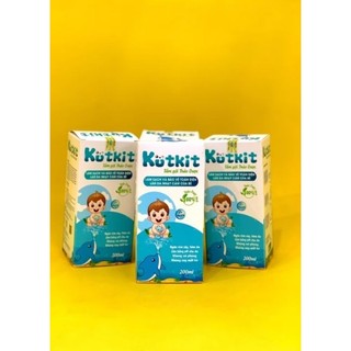 Tắm gội thảo dược Kutkit ăn toàn cho làn da trẻ sơ sinh hết rôm sảy mụn nhọt mẩn ngứa