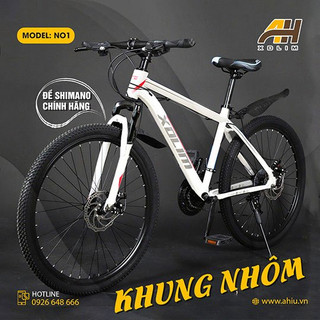 XE ĐẠP KHUNG NHÔM XDLIM ĐỀ SHIMANO Fe41 CHÍNH HÃNG - CÓ VIDEO TẶNG ĐỦ ĐỒ