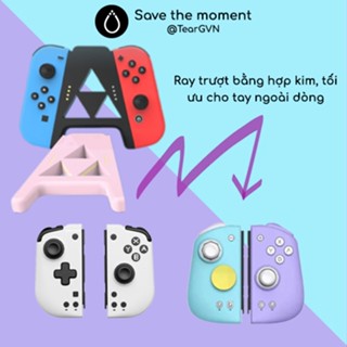 Grip sạc Akitomo ray trượt hợp kim hỗ trợ sạc trực tiếp cho Mobapad / Coirvis / Joy-con Nintendo Switch