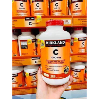 [HÀNG MỸ] Viên Nhai Kirkland Vitamin C 1000mg Của Mỹ (500 viên) mua tại costco