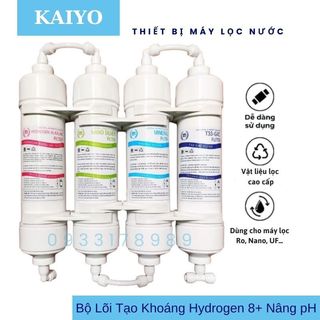 Lõi Khoáng Béo Nâng pH Tạo Kiềm - Hydrogen 8+ , Bộ Lõi Chức Năng Cho Máy Lọc Nước RO - Nano