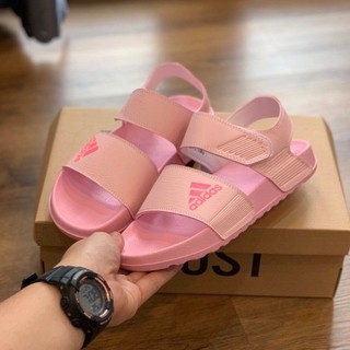 Giày Sandal ADIDAS nam nữ -FREESHIP- giày sandal đi học nam nữ quai hậu bền đẹp đế bằng siêu nhẹ,hồng-knb