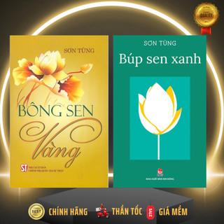 Sách - combo 2 cuốn bông sen vàng + búp sen xanh - sơn tùng